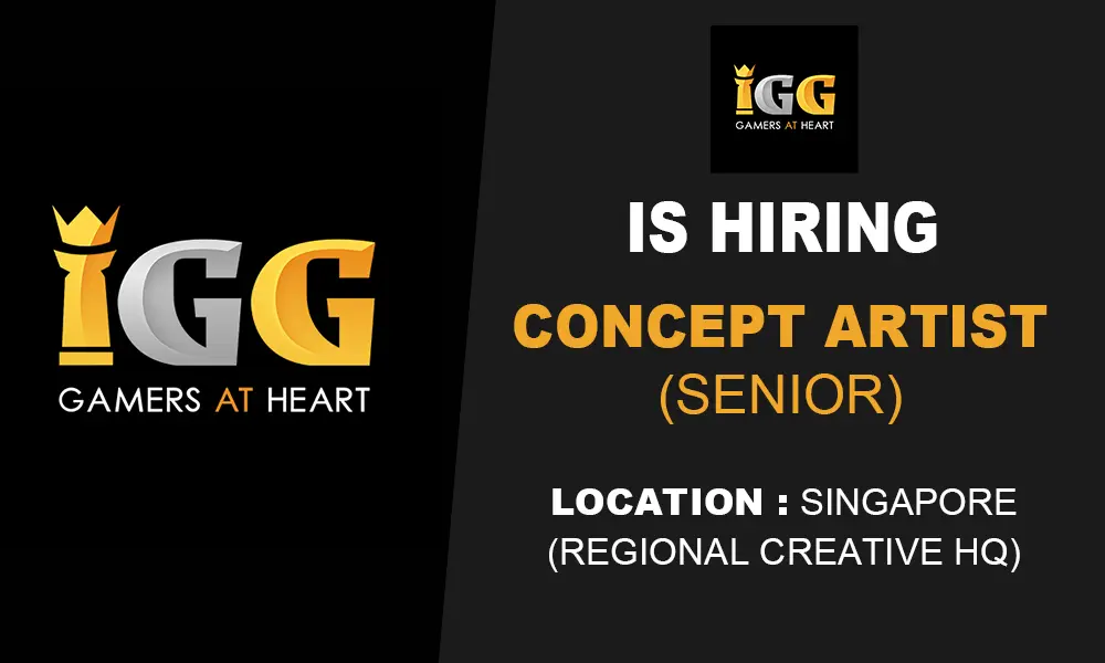 Senior Concept Artist job at IGG, Singapore 2026