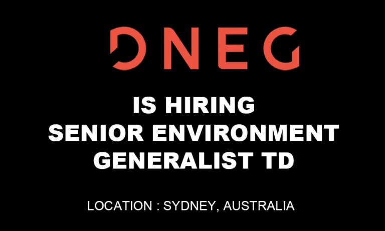 Senior Environment Generalist TD DNEG
