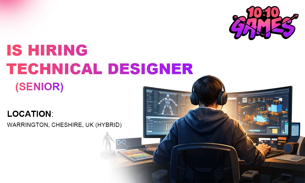 Senior Technical Designer job at 10:10 Games