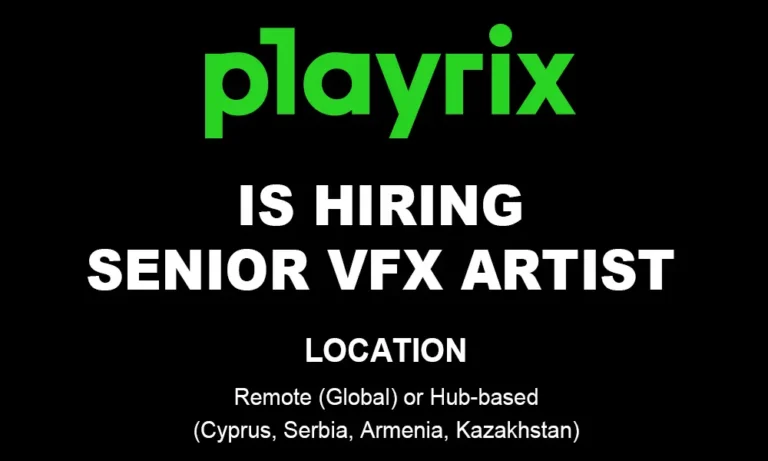 Senior VFX Artist job at Playrix 2026