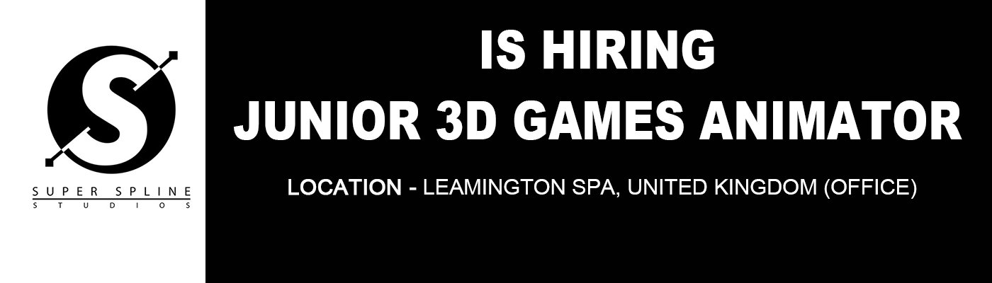 Super Spline Studios hiring Junior 3D Games Animator, UK % festybay Super Spline Studios hiring Junior 3D Games Animator