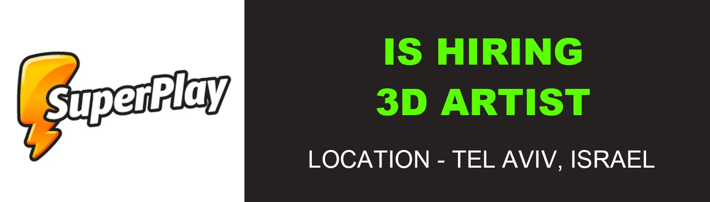 SuperPlay 3D Artist (Entry-Level)