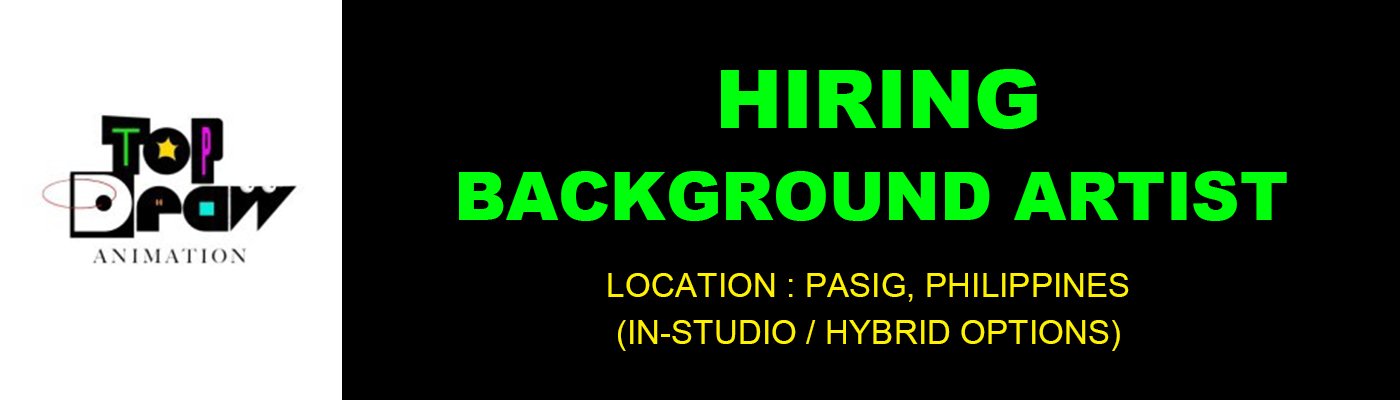 Top Draw Animation Background Artist (Digital Painting)