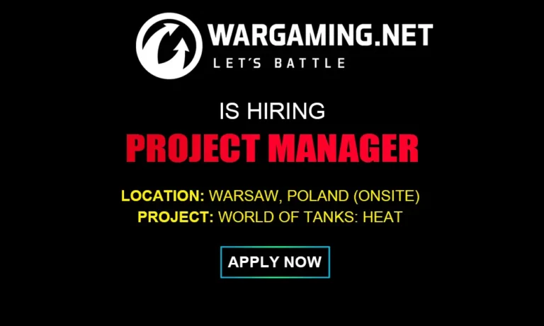 Wargaming is hiring Project Manager, 2026