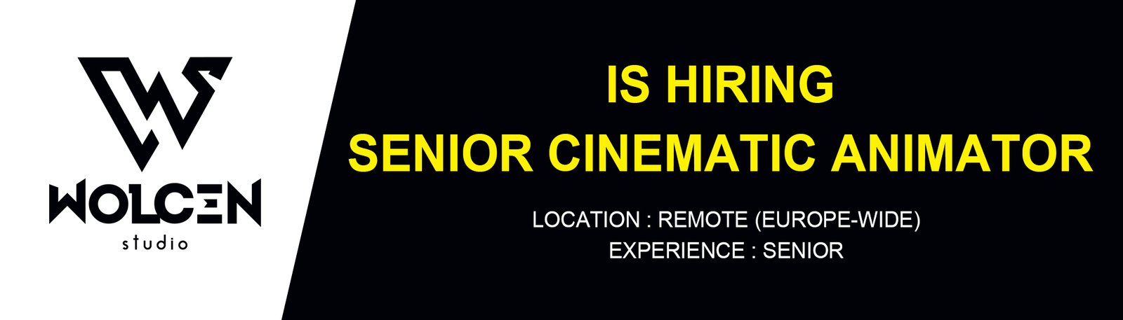 Wolcen Studio hiring Senior Cinematic Animator