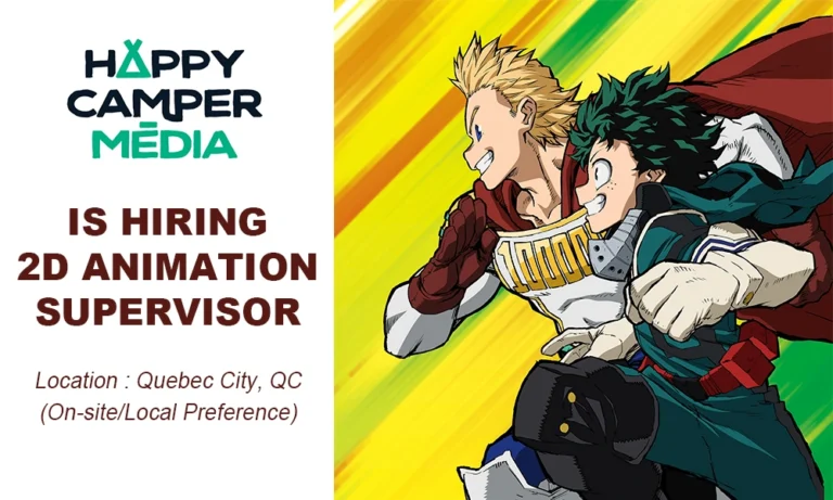 2D Animation Supervisor Happy Camper Media THumbnail