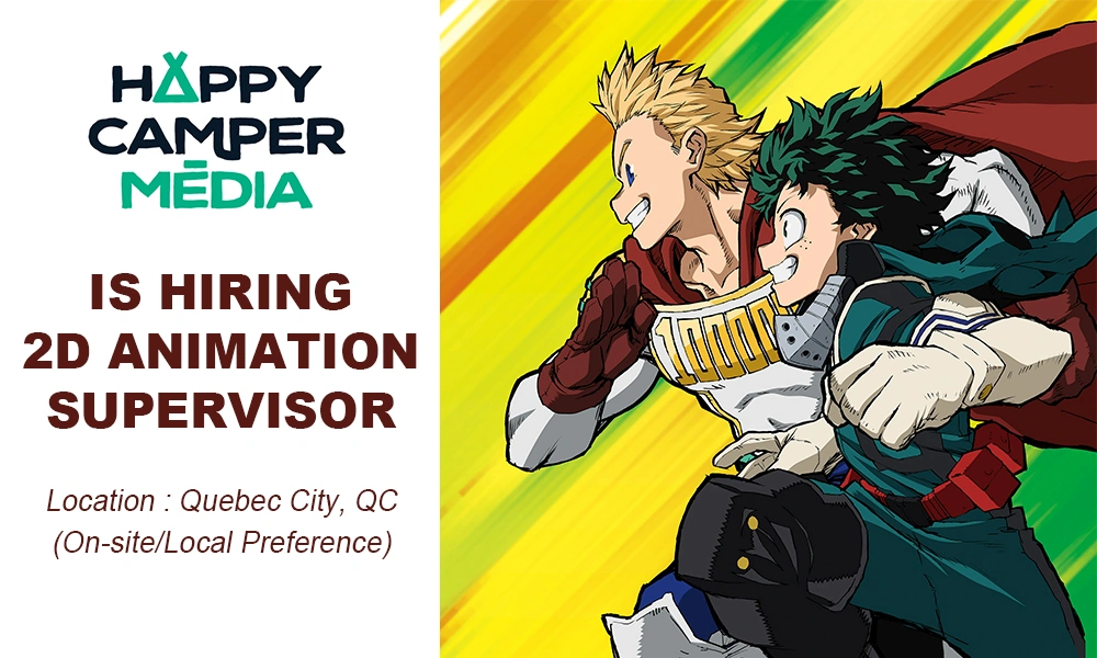 2D Animation Supervisor Happy Camper Media THumbnail