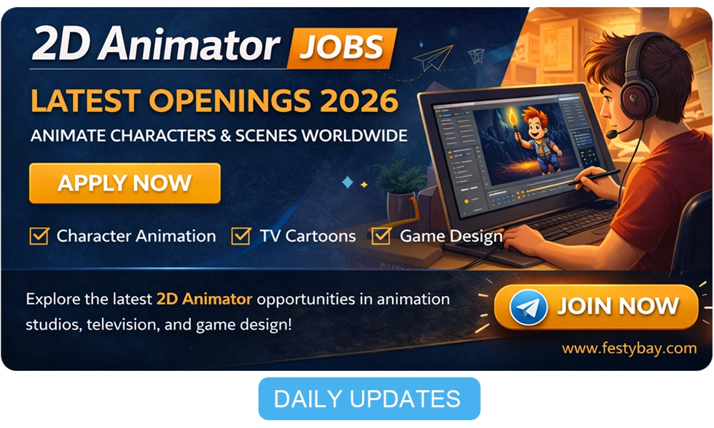 2D Animator Jobs – Latest Animation Jobs Worldwide