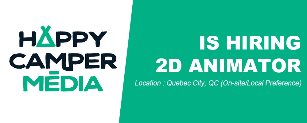 2D Animator job at Happy Camper Media