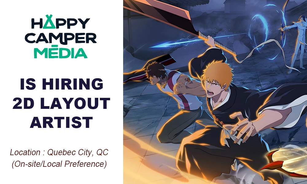 2D Layout Artist job at Happy Camper Media Thumbnail