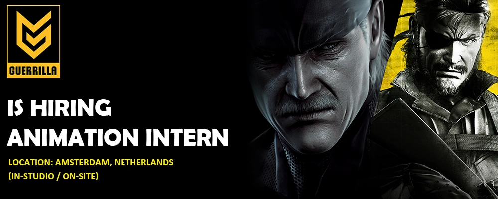 3D Animation Intern at Guerrilla Games, Amsterdam post thumb