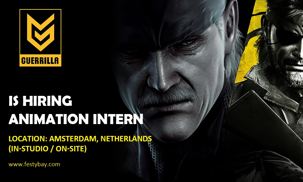 3D Animation Intern at Guerrilla Games, Amsterdam