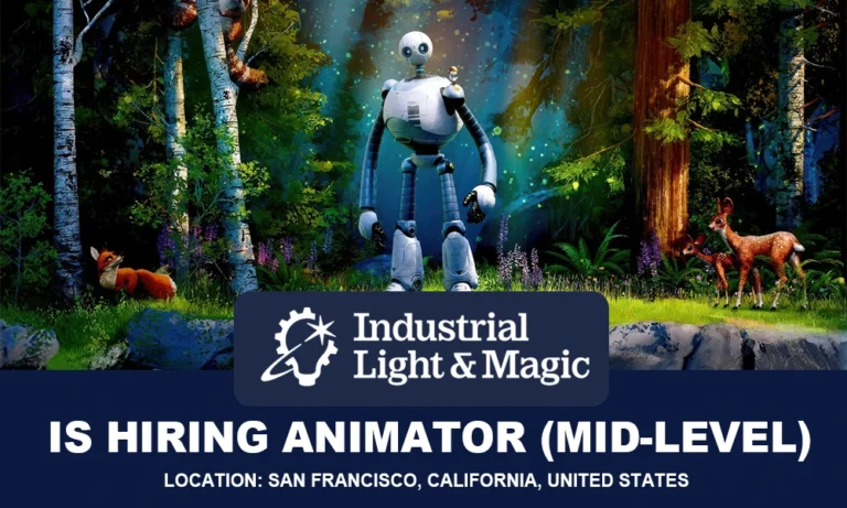 3D Animator (Project Hire) - Industrial Light & Magic
