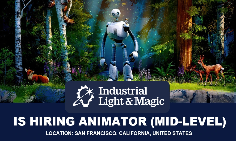 3D Animator (Project Hire) - Industrial Light & Magic % festybay 3D Animator (Project Hire) - Industrial Light & Magic