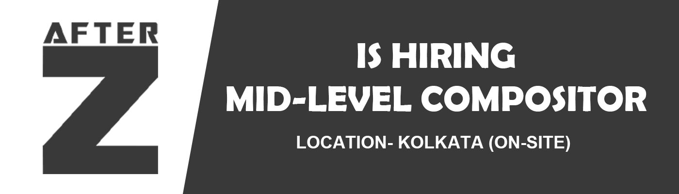 AfterZ VFX Studio hiring Mid-Level Compositor, 2026 % festybay AfterZ VFX Studio hiring Mid-Level Compositor