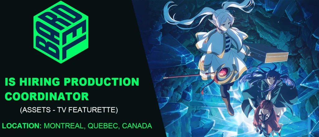 Bardel Entertainment  Production Coordinator, Canada