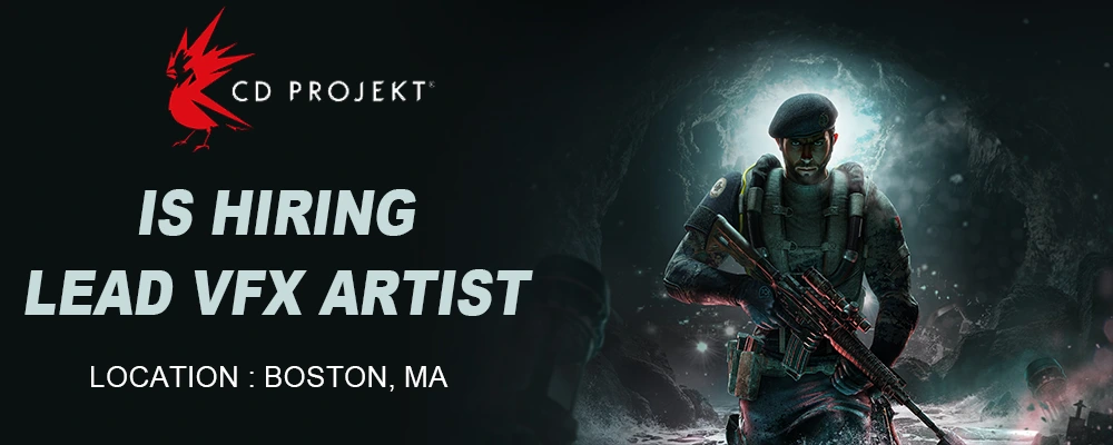 CD PROJEKT RED hiring Lead VFX Artist, Boston, 2026