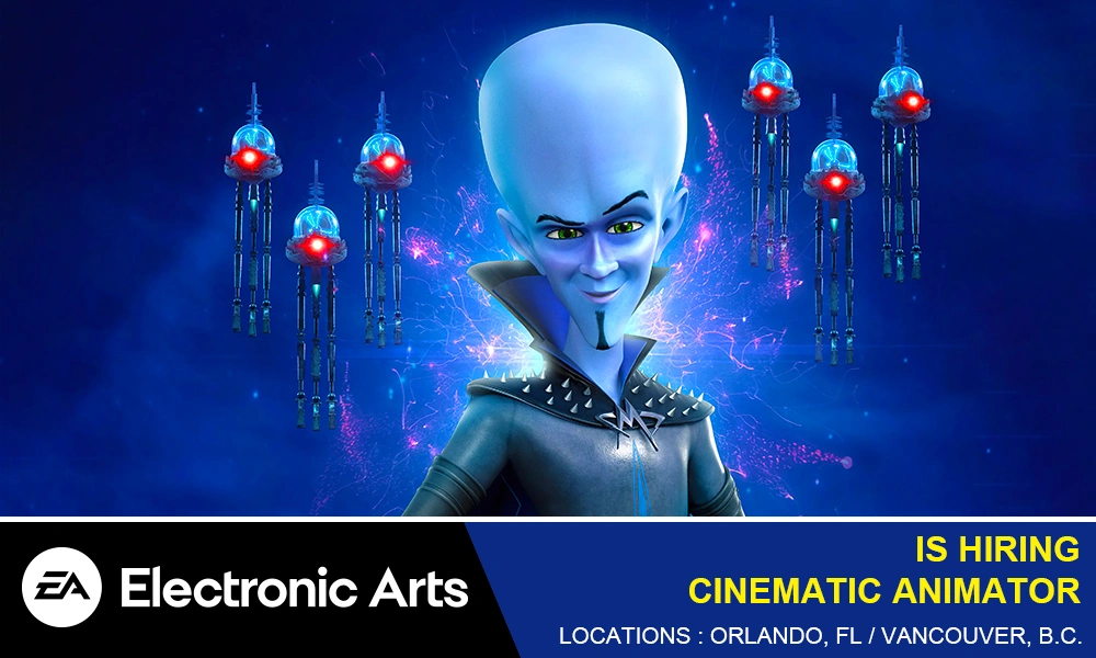 Cinematic Animator job Electronic Arts, 2026 thumbnail