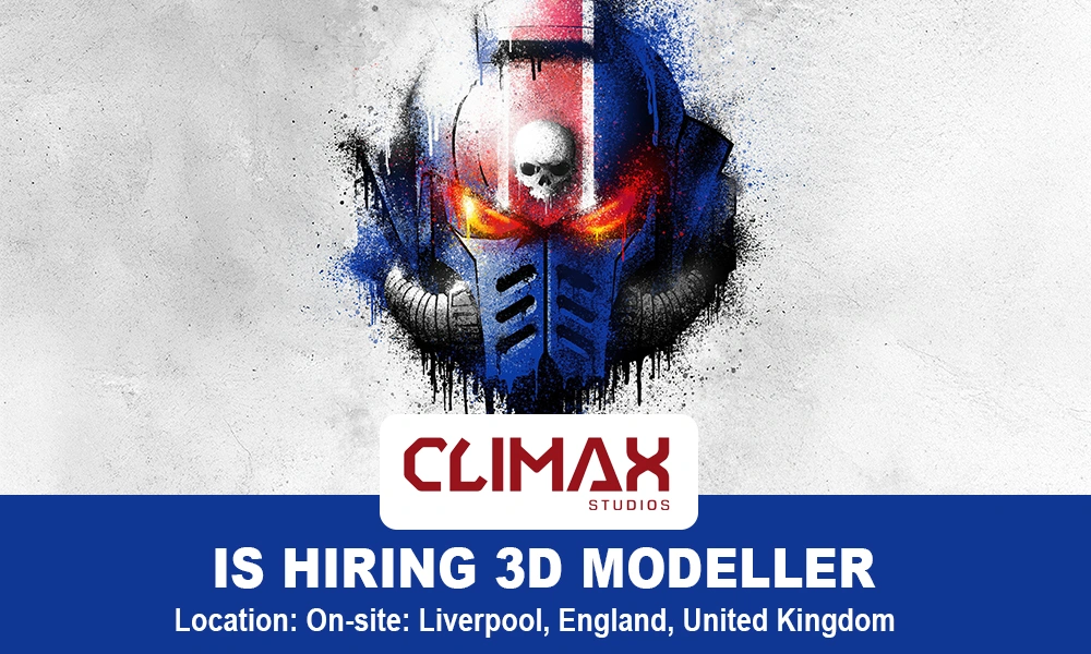 Climax Studios hiring 3D Modeller, England thumbnail