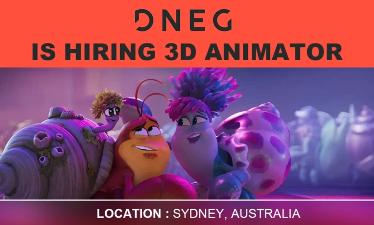 DNEG Sydney Jobs - 3D Animator