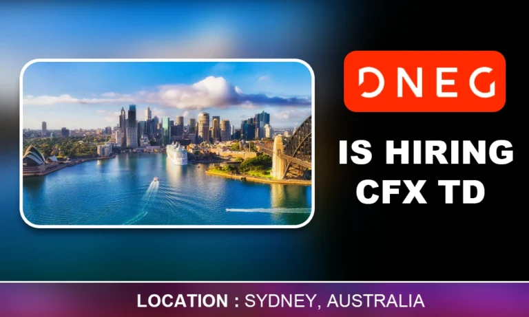 DNEG Sydney Jobs - hiring CFX TD