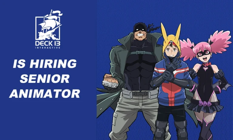 Deck13 Interactive hiring Senior Animator
