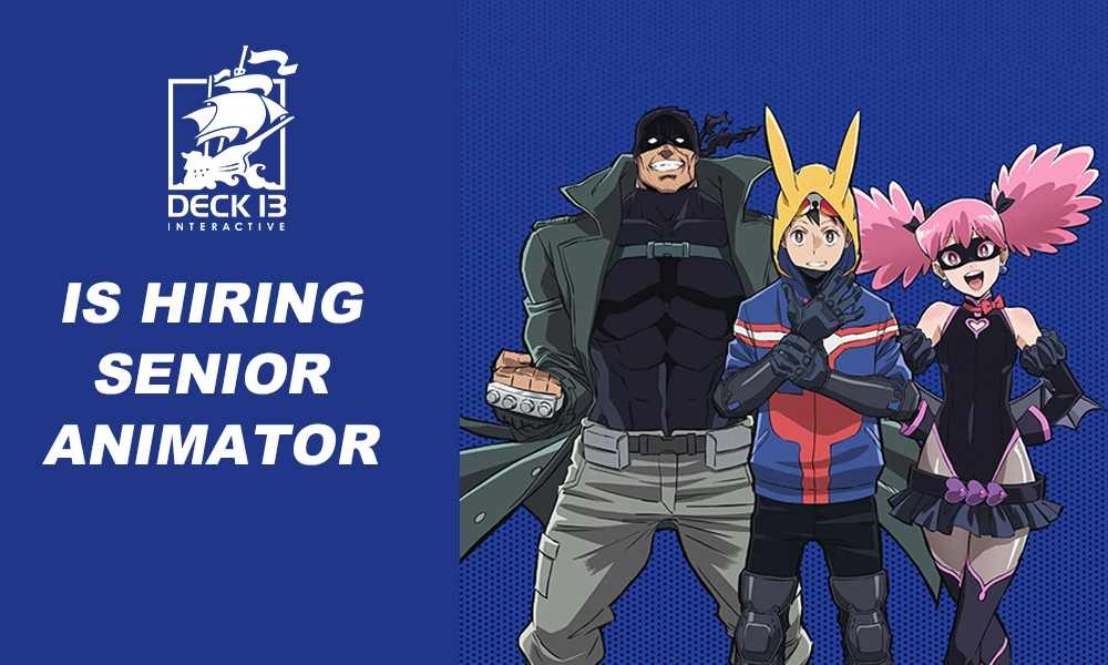 Deck13 Interactive hiring Senior Animator