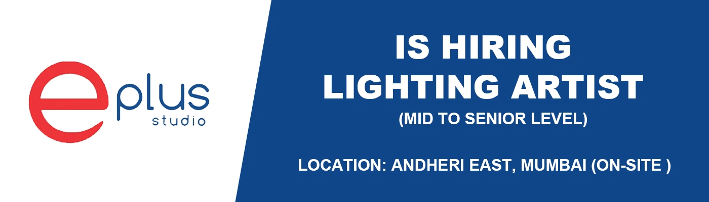 Eplus Studio hiring Lighting Artist (Mid to Senior)