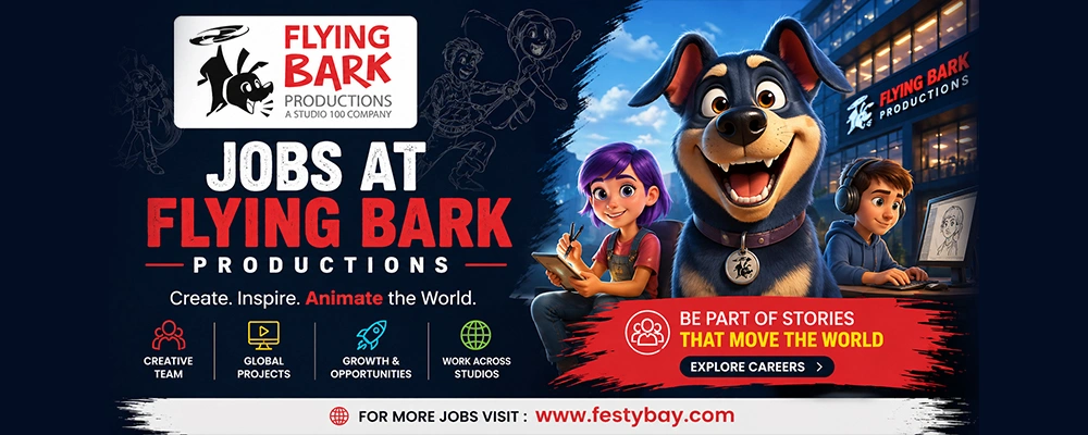 Flying Bark Productions Jobs in 3D animation and VFX