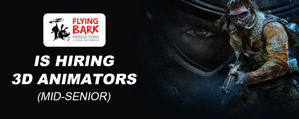 Flying Bark Productions need 3D Animators thumb
