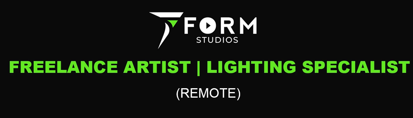 Freelance Artist Lighting Specialist Form Studios