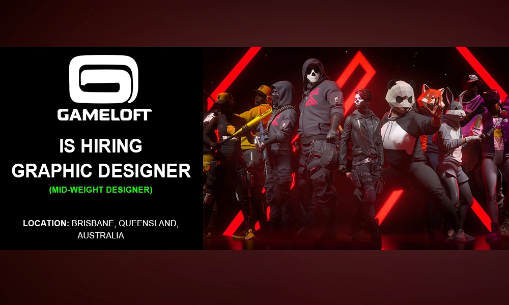 Gameloft hiring Graphic Designer Role, Brisbane thumbnail