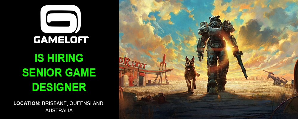 Gameloft hiring Senior Game Designer (Mid–Senior)