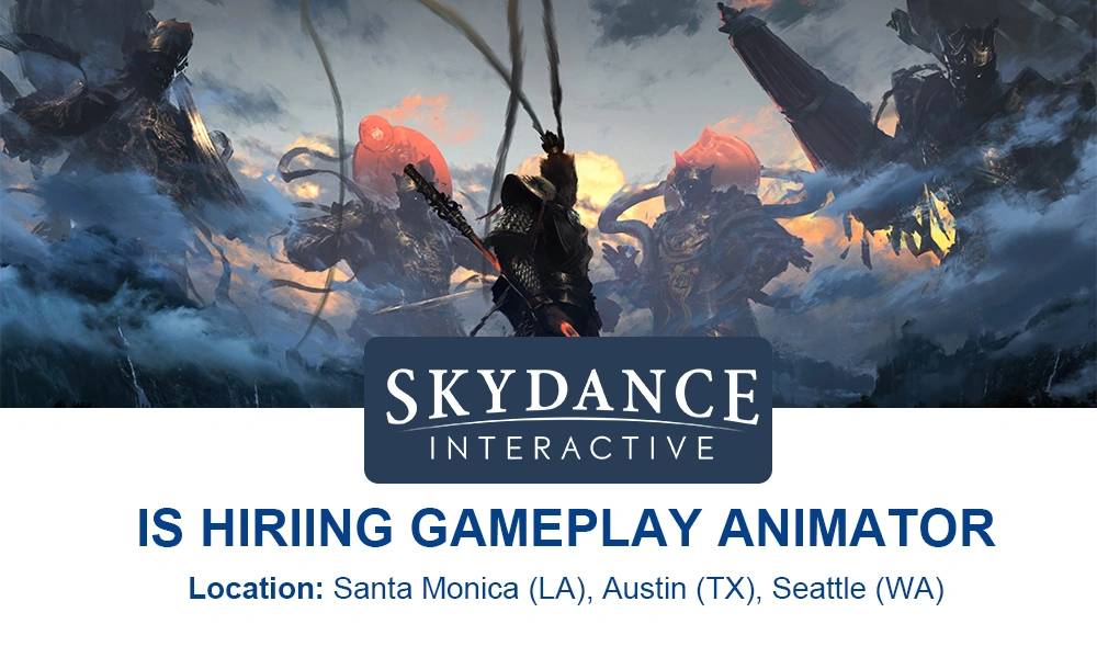 Gameplay Animator at Skydance Games, Austin thumbnail