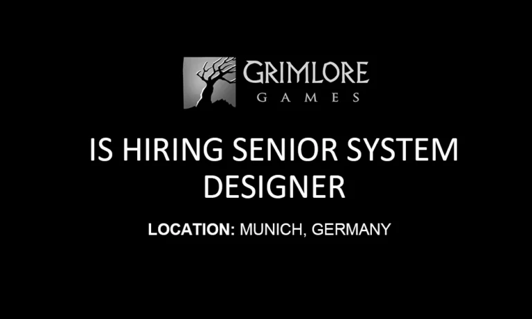 Grimlore Games is hiring Senior System Designer thumbnail