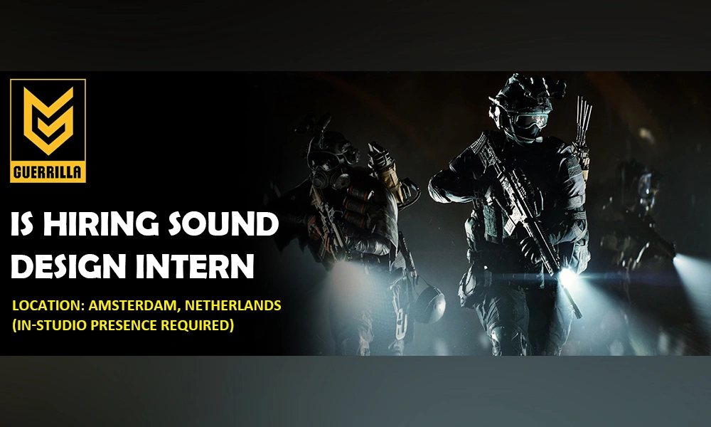Guerrilla Games - Sound Design Intern thumbnail