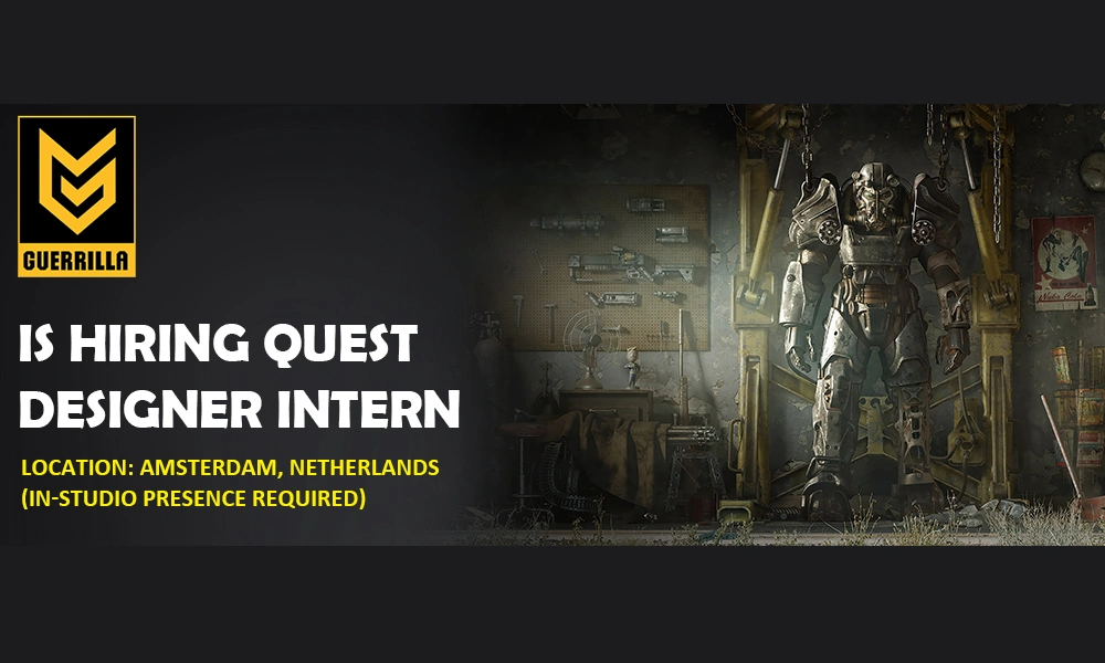 Guerrilla Games hiring Quest Designer Intern, Thumbnail