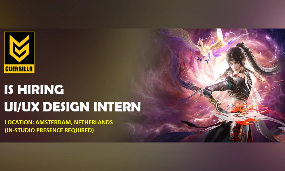 Guerrilla Games hiring UI_UX Design Intern, 2026 thumbnail