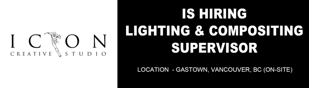 ICON Creative Studio Lighting Supervisor (On-Site)