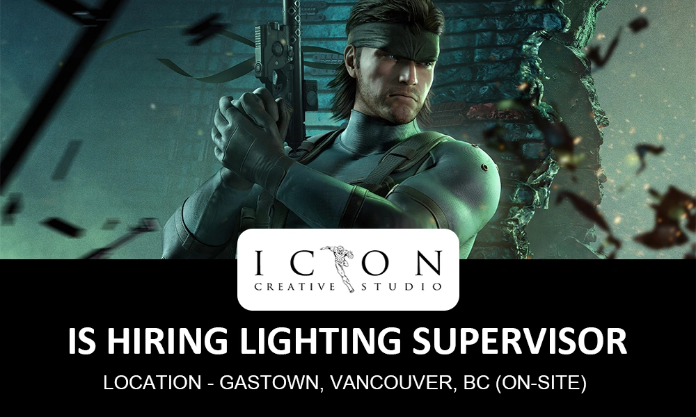 ICON Creative Studio Lighting Supervisor (On-Site) thumb