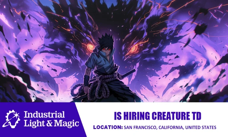 Industrial Light & Magic hiring Creature TD, California
