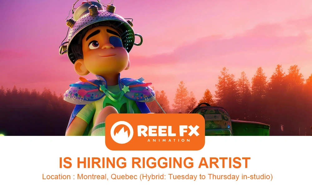 Jobs near me (Montreal) Rigging Artist Reel FX Animation