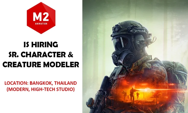 M2 Animation Sr. Character & Creature Modeler, Bangkok thumbnail