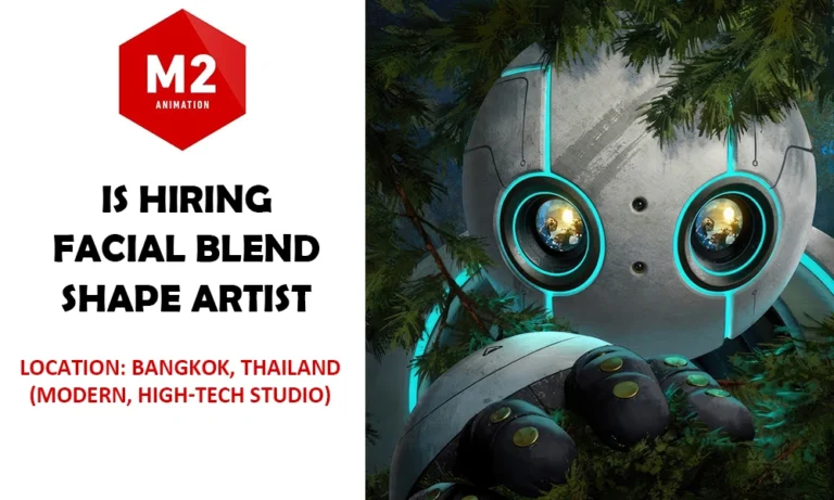 M2 Animation hiring Facial Blend Shape Artist, Bangkok thumbnail