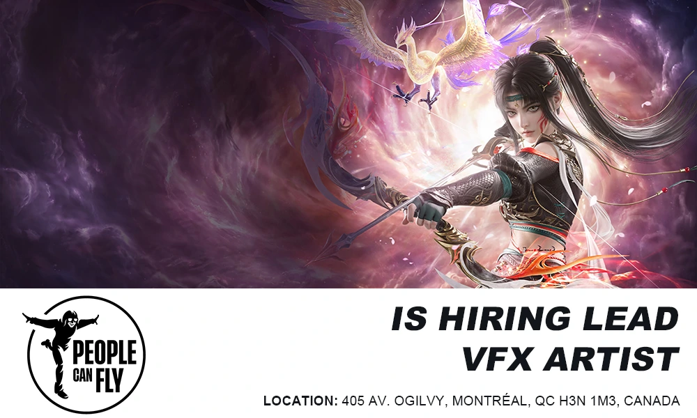 People Can Fly hiring Lead VFX Artist, Canada THUMBNAIL