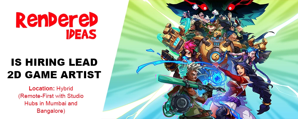 Rendered Ideas hiring Lead 2D Game Artist, Mumbai Rendered Ideas hiring Lead 2D Game Artist, Mumbai