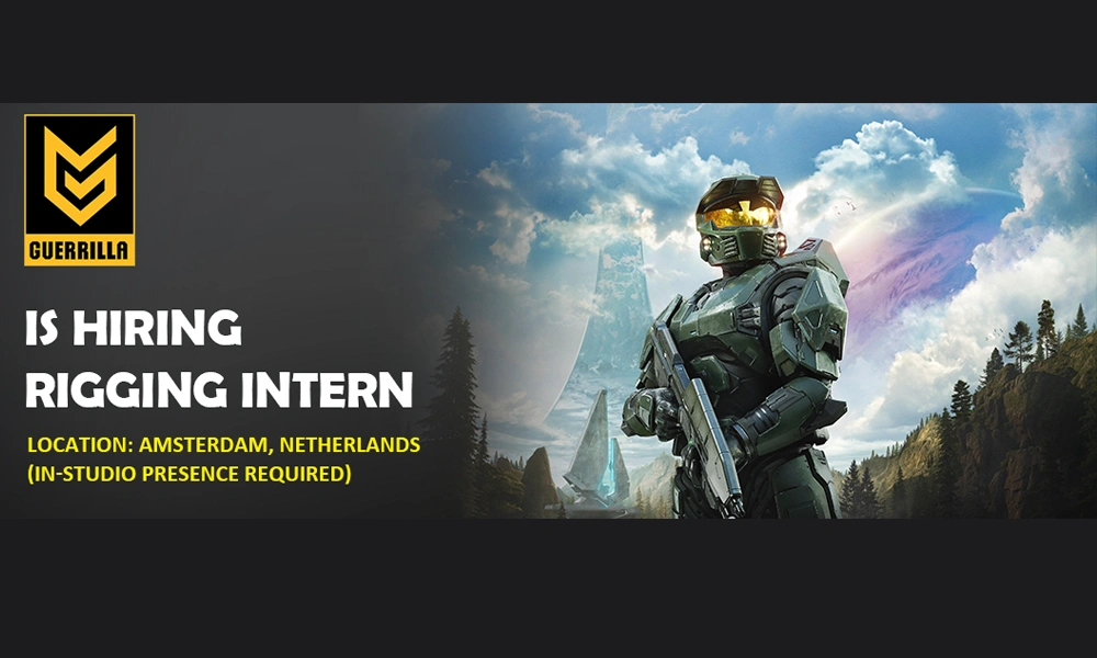 Rigging Intern at Guerrilla Games, 2026 thumbnail