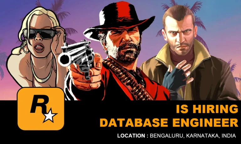 Rockstar Games hiring Database Engineer, Bengaluru