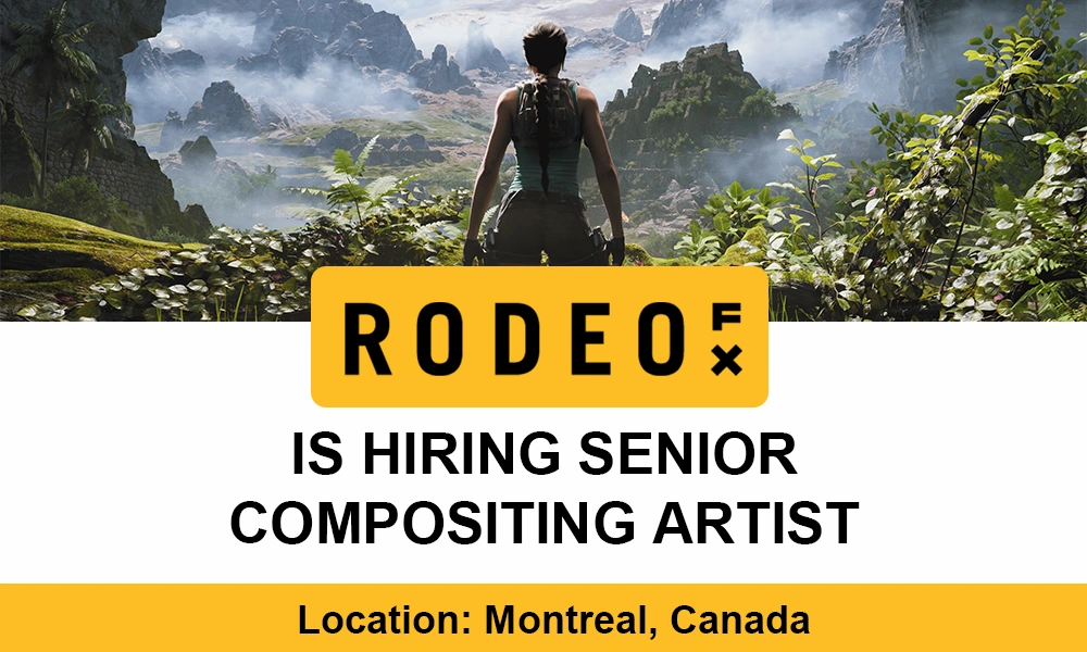 Rodeo FX hiring Senior Compositing Artist, 2026 thumbnail