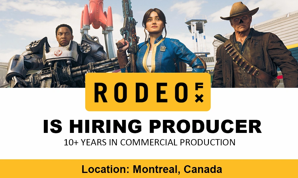 Rodeo FX is hiring Producer, Canada 2026 thumbnail